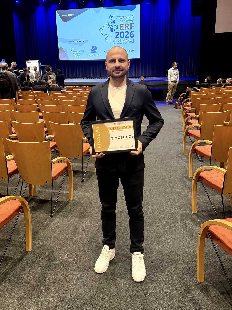 SIMOBOTICS was selected among the top 5 in Europe at the European Robotics Forum in Stavanger, Norway